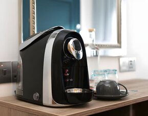 Coffee station at The Chapter Hotels - London Hyde Park.