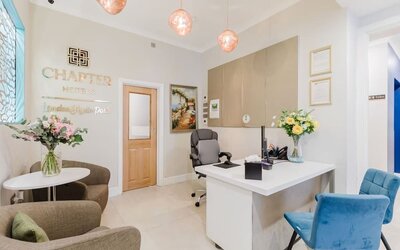 Reception at The Chapter Hotels - London Hyde Park.