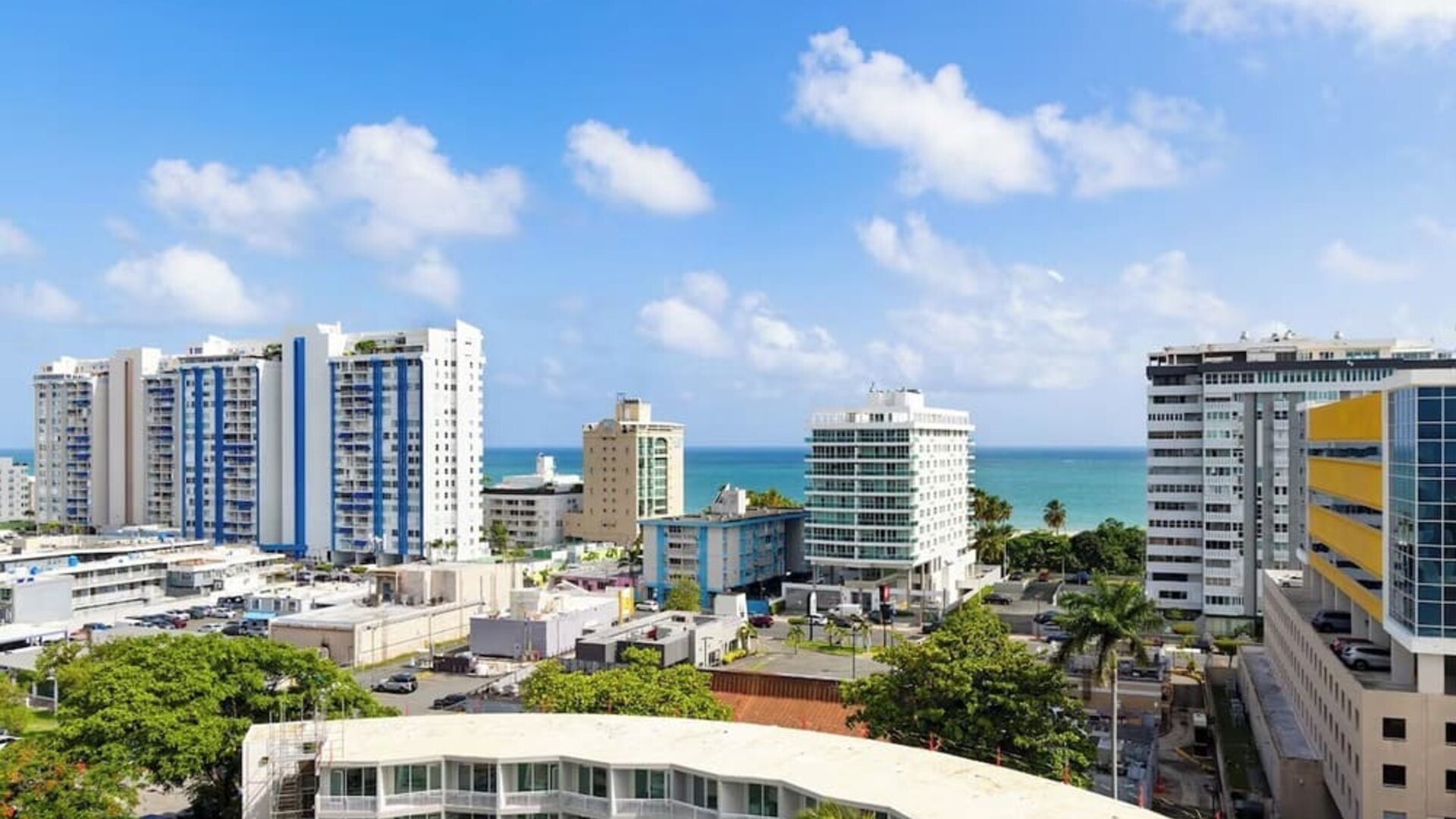 Hotel views at Hyatt Centric Isla Verde San Juan.