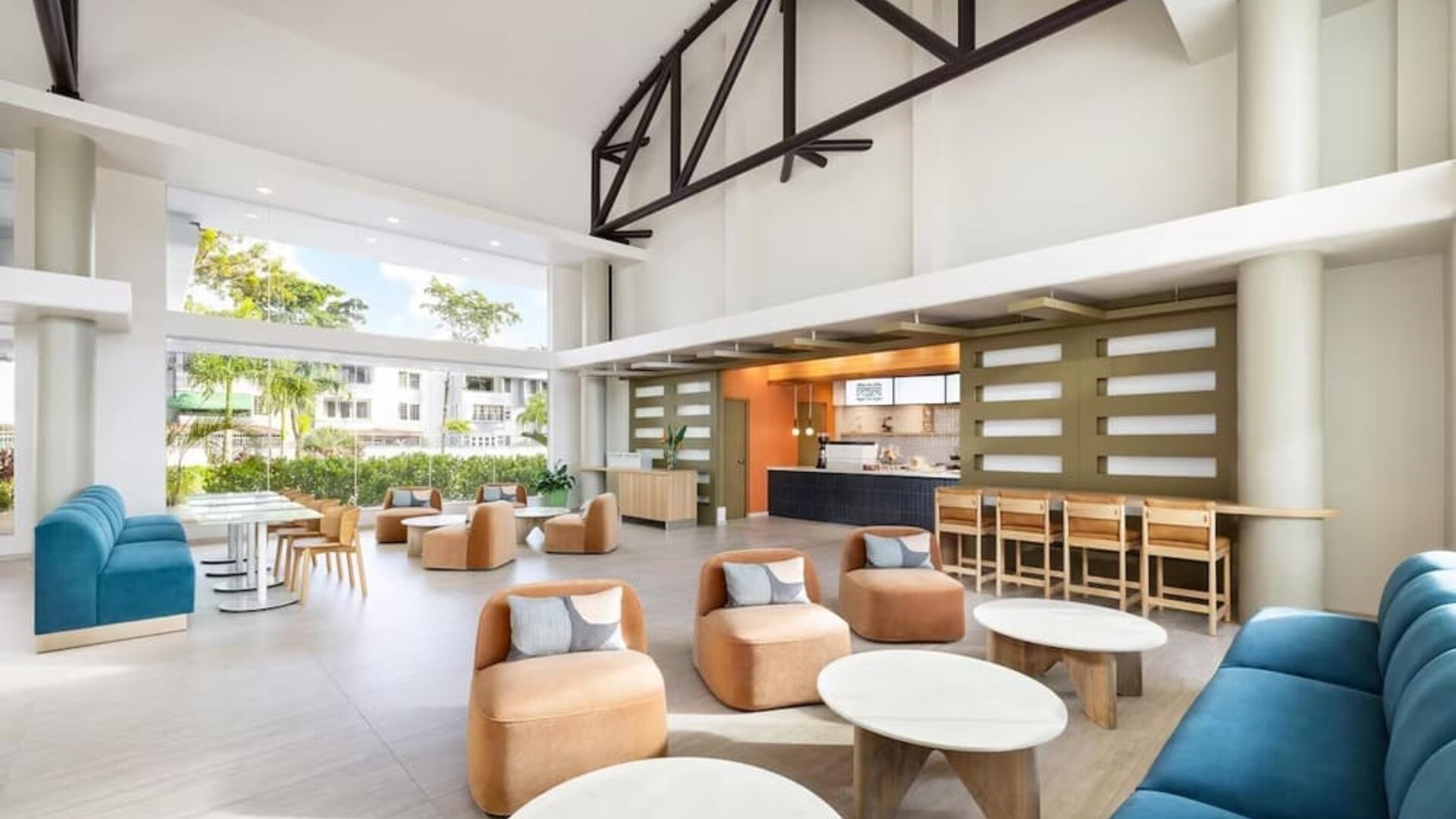 Lobby seating at Hyatt Centric Isla Verde San Juan.