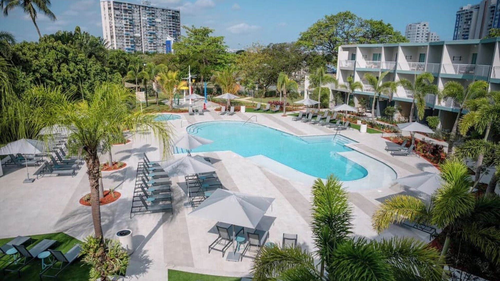 Outdoor pool at Hyatt Centric Isla Verde San Juan.