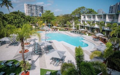 Outdoor pool at Hyatt Centric Isla Verde San Juan.