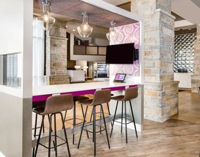 Hotel bar at Crowne Plaza Milwaukee Airport By IHG.