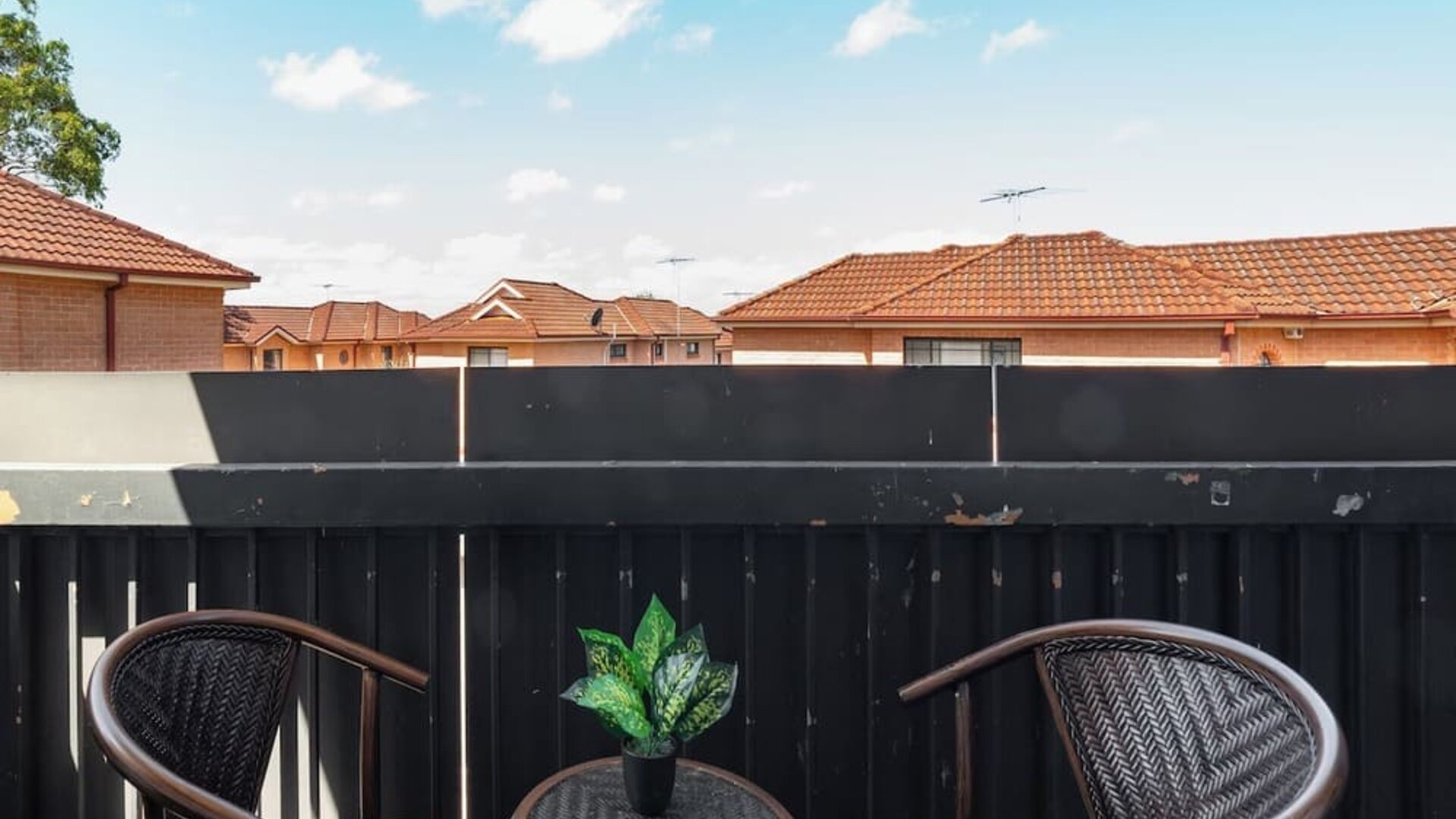 Balcony at Motel 10.