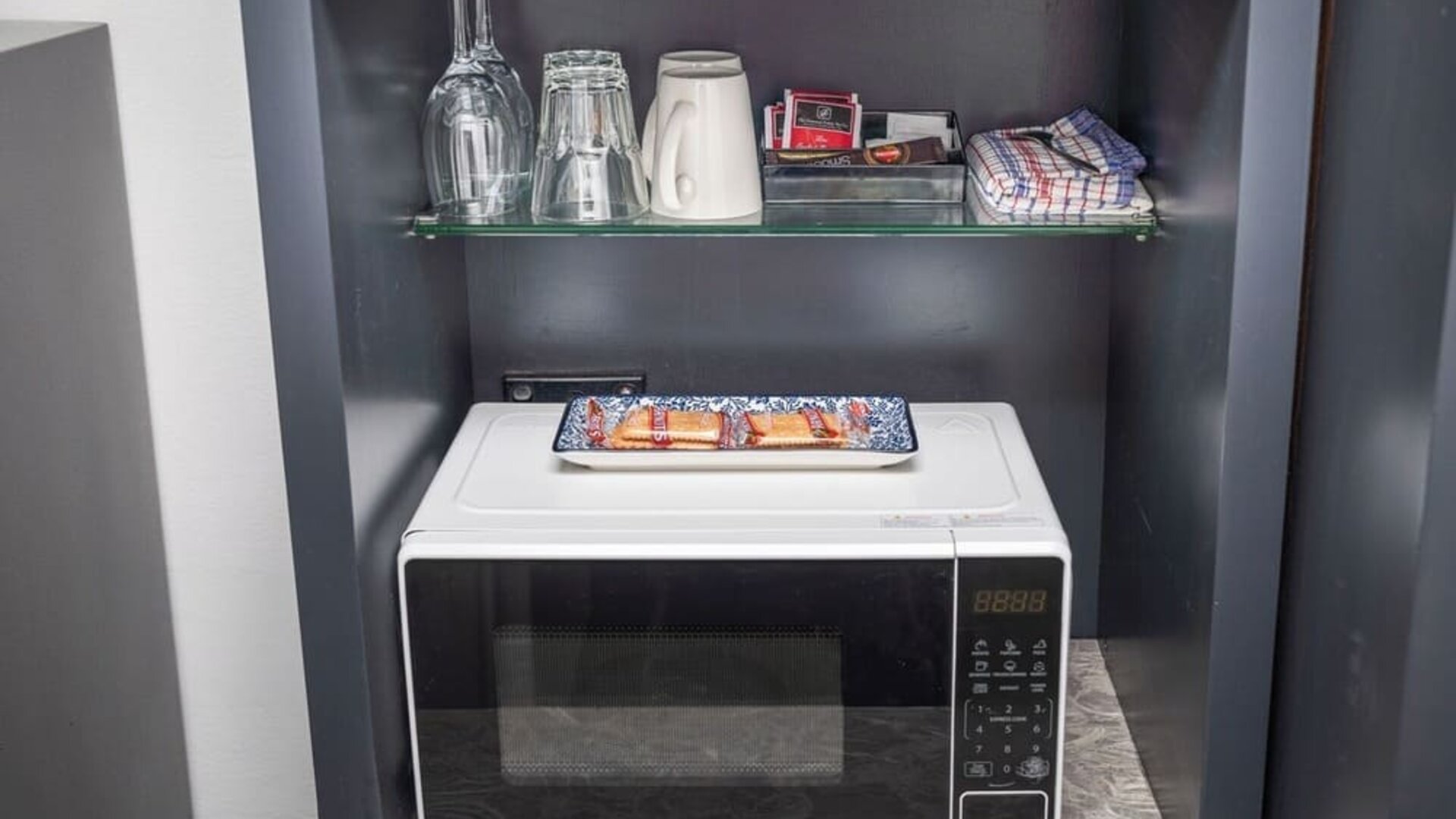 Microwave at Motel 10.