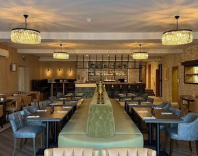 Dining room at The Great Hallingbury Manor.