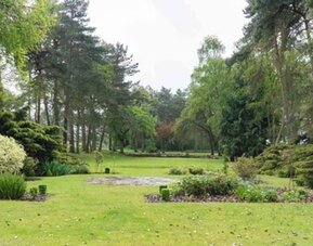 Garden and park at The Great Hallingbury Manor.