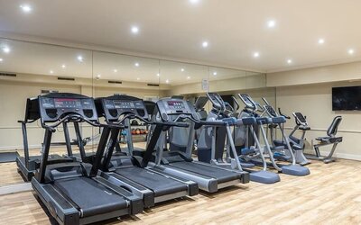 Gym at Hog's Back Hotel and Spa - Surya Hotels.