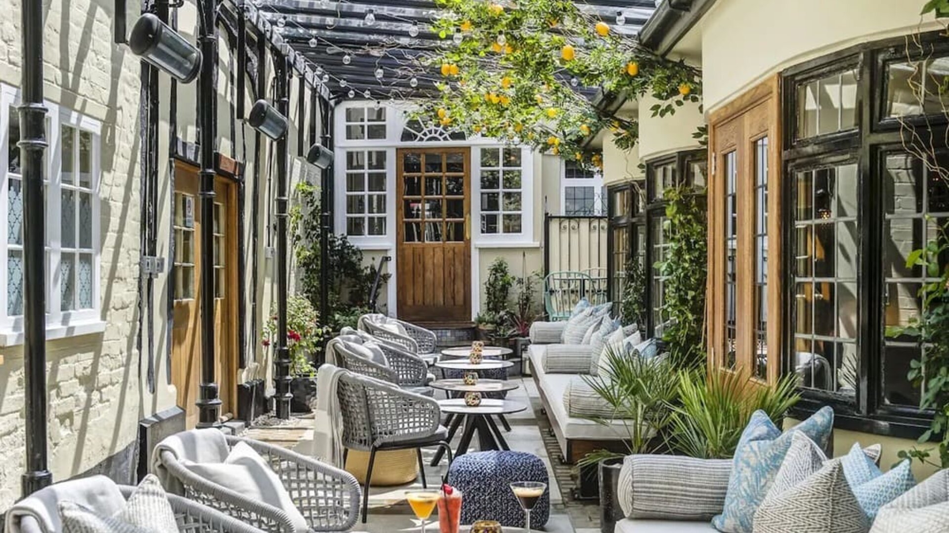 Terrace at The George Hotel - Surya Hotels.