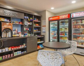 Snack bar at Candlewood Suites Fort Myers/Sanibel Island.