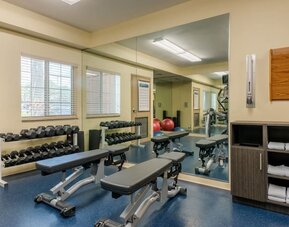 Gym at Candlewood Suites Fort Myers/Sanibel Island.