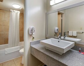 Bathroom at Econo Lodge Charlottesville North - University Area.