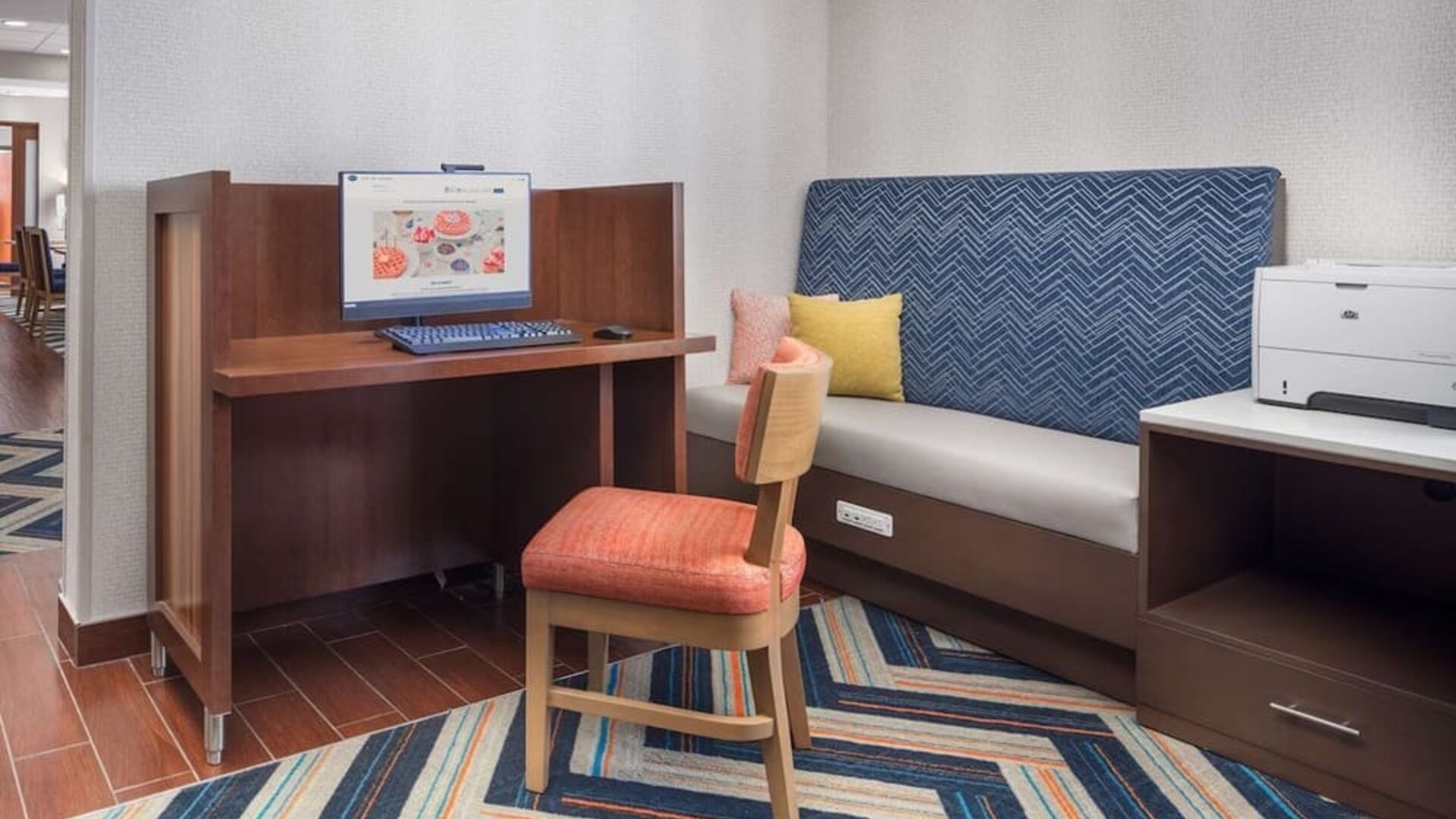 Business center at Hampton Inn Joliet - I-55.