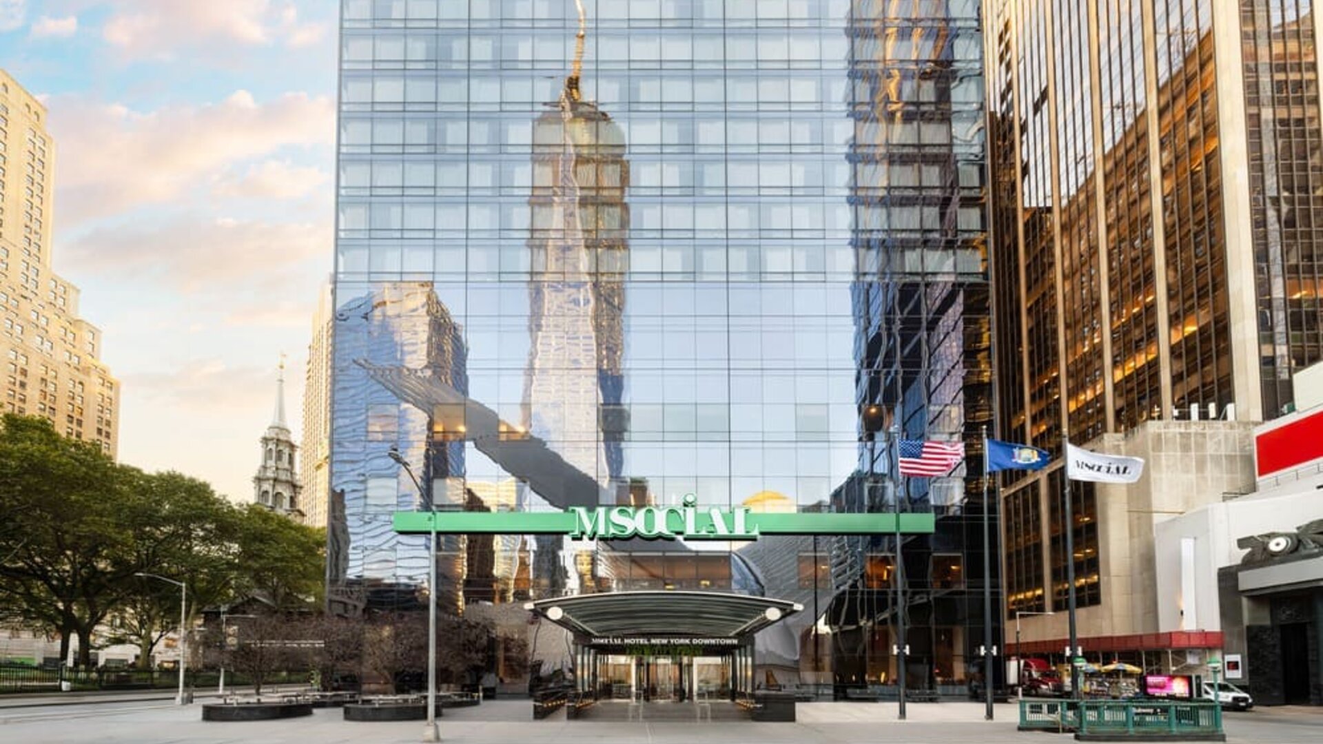 Exterior at M Social New York Downtown.