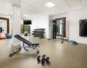 Gym at M Social New York Downtown.