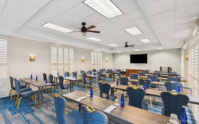 Meeting room at RumFish Beach At TradeWinds.