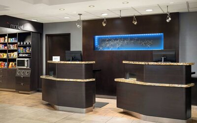 Reception at Courtyard by Marriott Myrtle Beach Barefoot Landing.