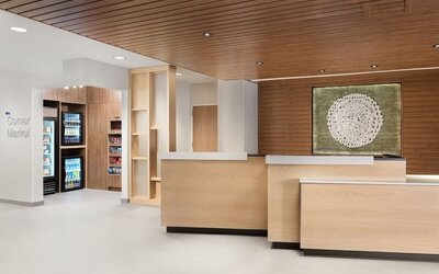 Reception at Fairfield By Marriott Inn & Suites Fort Lauderdale Northwest.