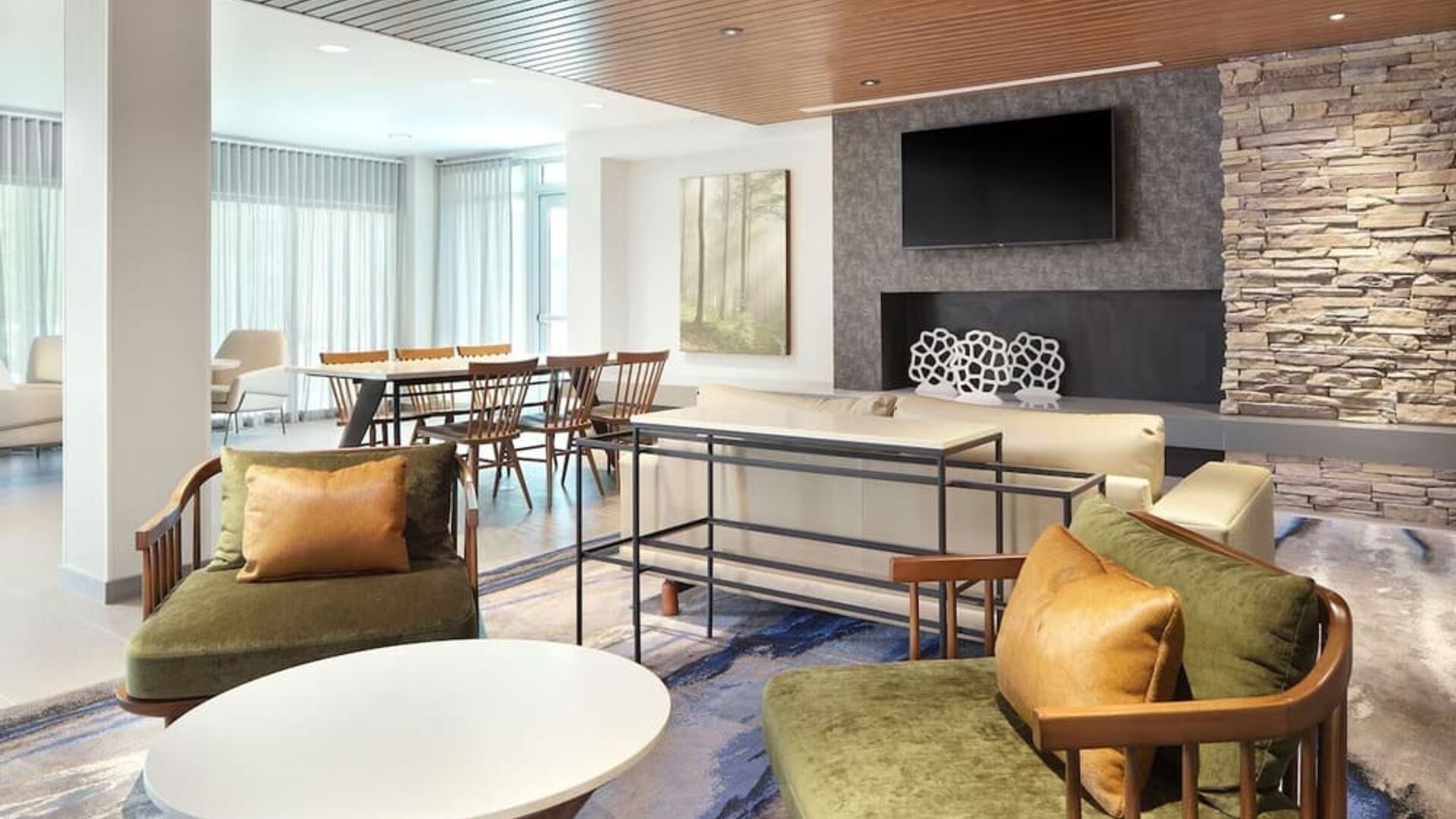 Lobby at Fairfield By Marriott Inn & Suites Fort Lauderdale Northwest.