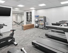 Gym at Fairfield By Marriott Inn & Suites Fort Lauderdale Northwest.