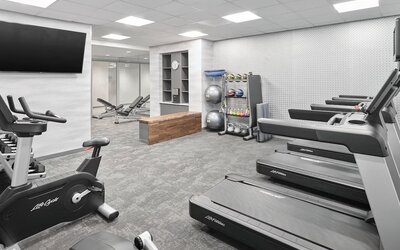 Gym at Fairfield By Marriott Inn & Suites Fort Lauderdale Northwest.