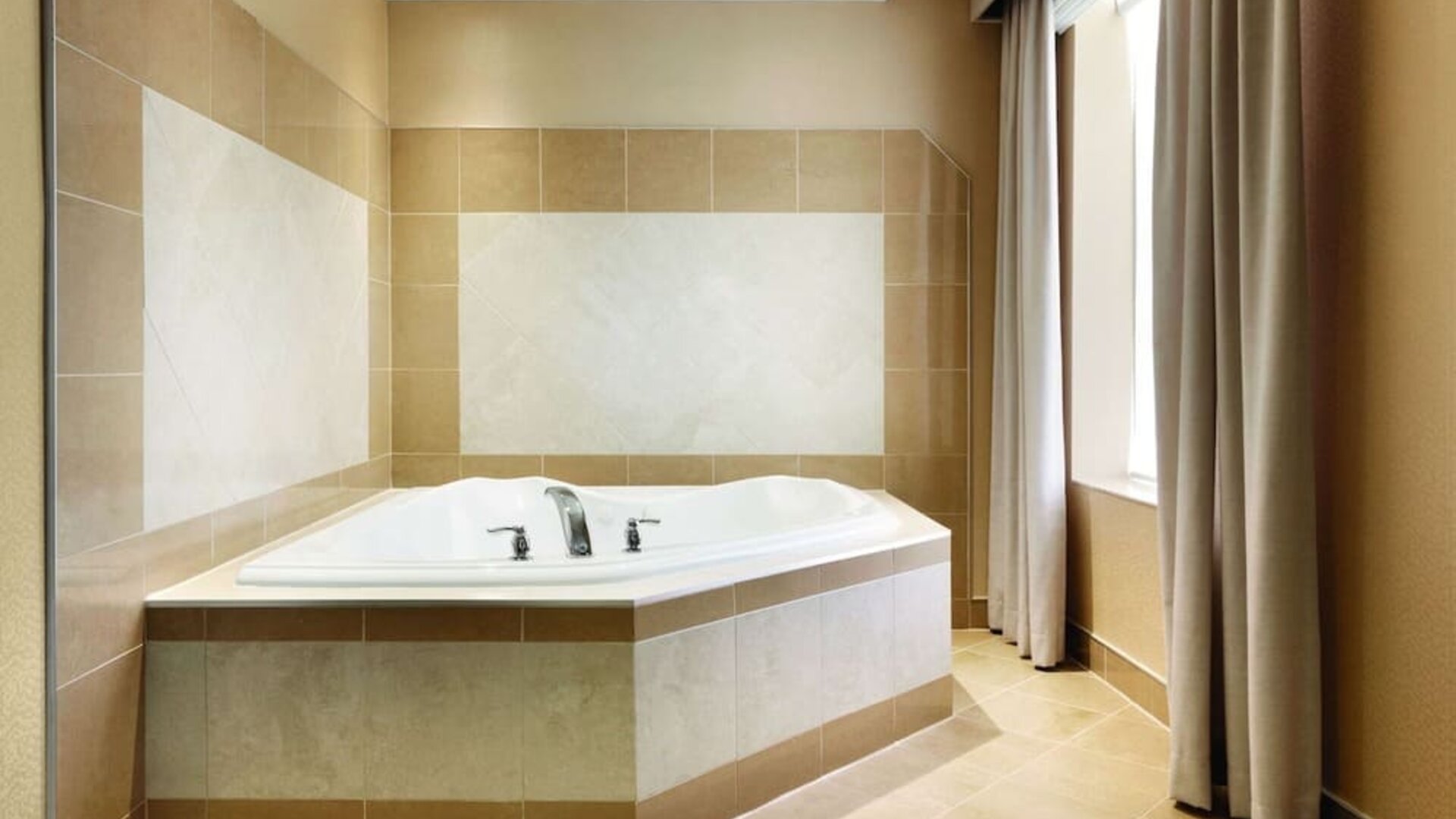 Bathroom at Hilton Garden Inn Niagara-on-the-Lake.