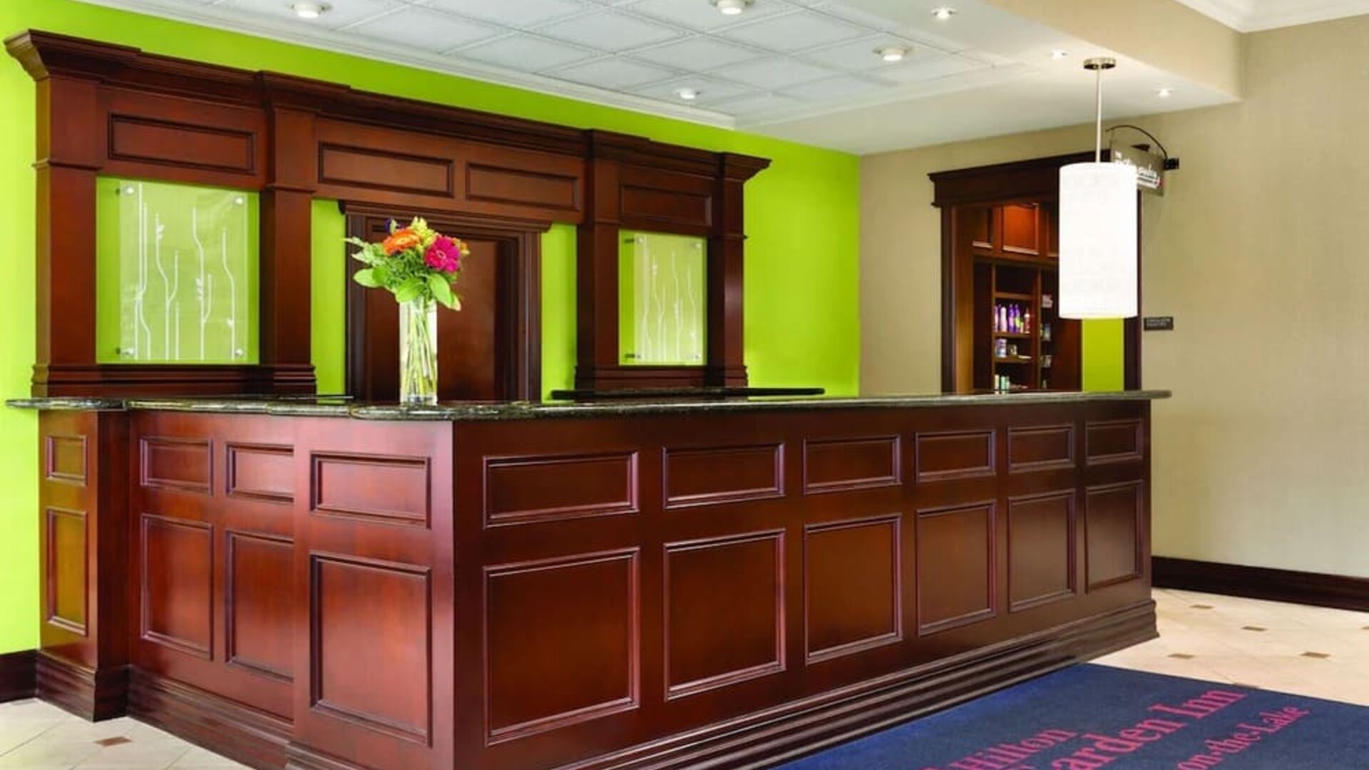 Reception at Hilton Garden Inn Niagara-on-the-Lake.