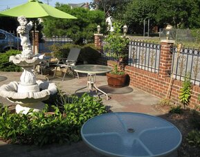 Exterior at Jones Beach Hotel.