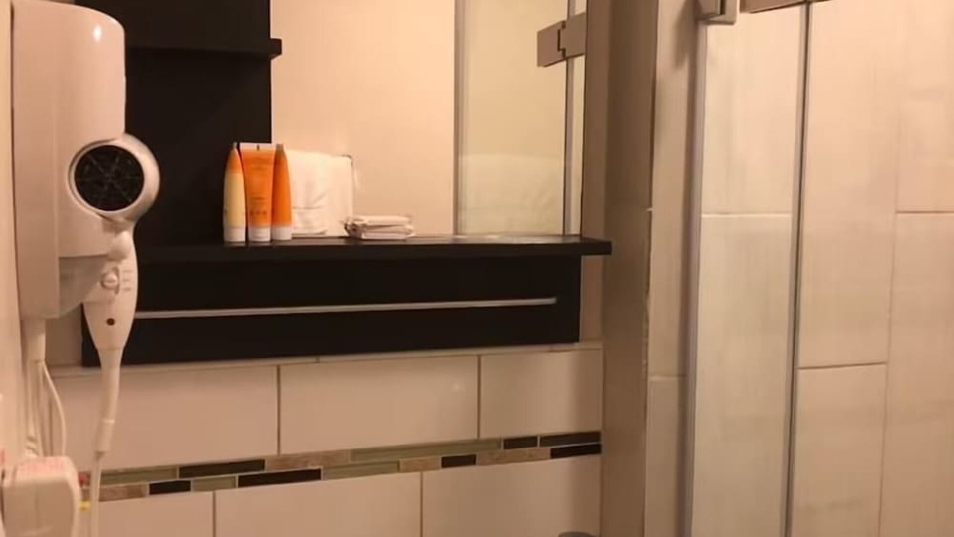 Bathroom at Jones Beach Hotel.