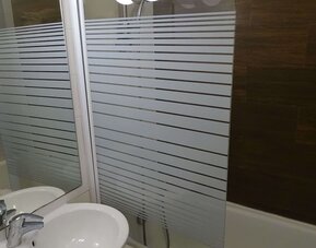 Bathroom at EUROHOTEL Airport Orly Rungis.