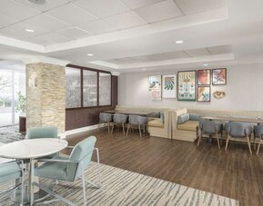 Lobby at Homewood Suites By Hilton Miami Airport-Blue Lagoon.