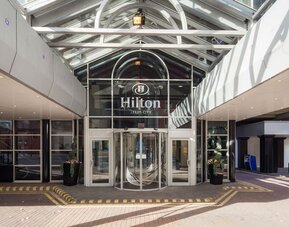 Hotel exterior at Hilton Leeds City.