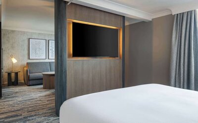 Day room at Hilton Leeds City.