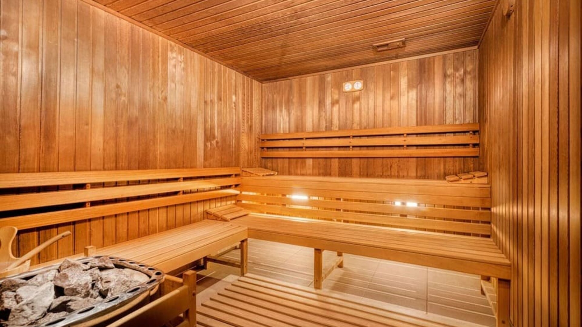 Sauna and spa at DoubleTree By Hilton Krakow Hotel & Convention Center.