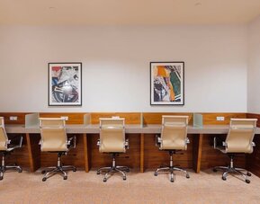 Workspace at DoubleTree By Hilton Krakow Hotel & Convention Center.