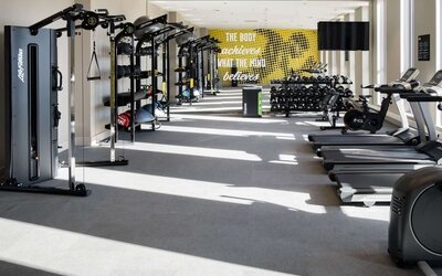 Gym at Hampton By Hilton Riga Airport.