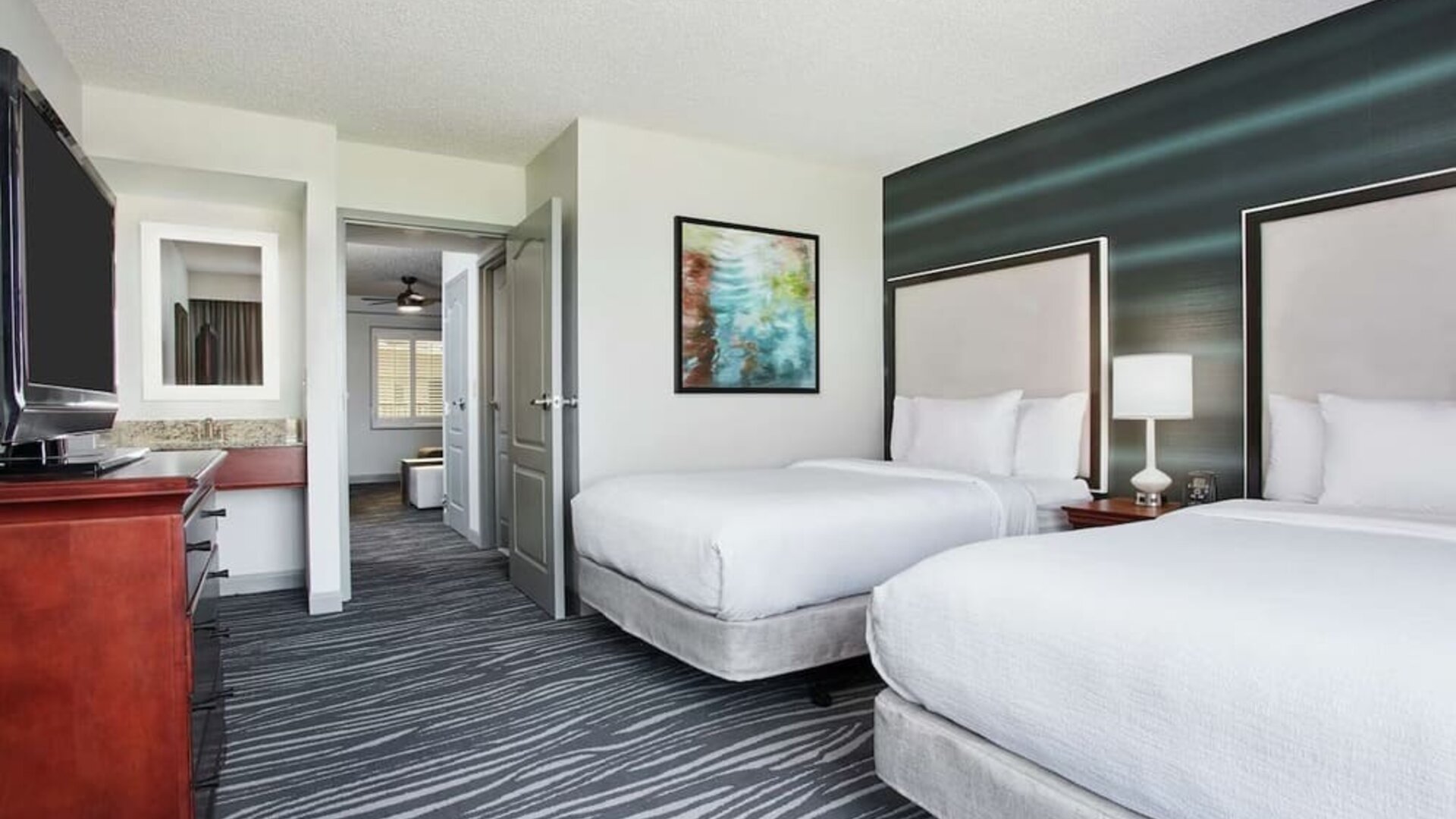 Day room at Embassy Suites By Hilton Orlando Airport.