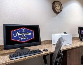 Business center at Hampton Inn By Hilton Costa Mesa Newport Beach.