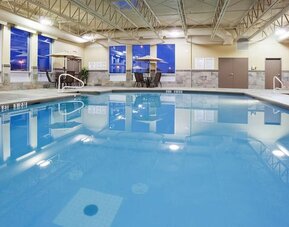 Indoor pool at DoubleTree By Hilton Pointe Claire Montreal Airport West.
