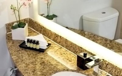 Bathroom at Pullman Miami Airport.