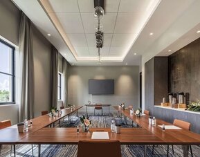 Meeting room at THesis Hotel Miami Coral Gables, Curio Collection By Hilton.