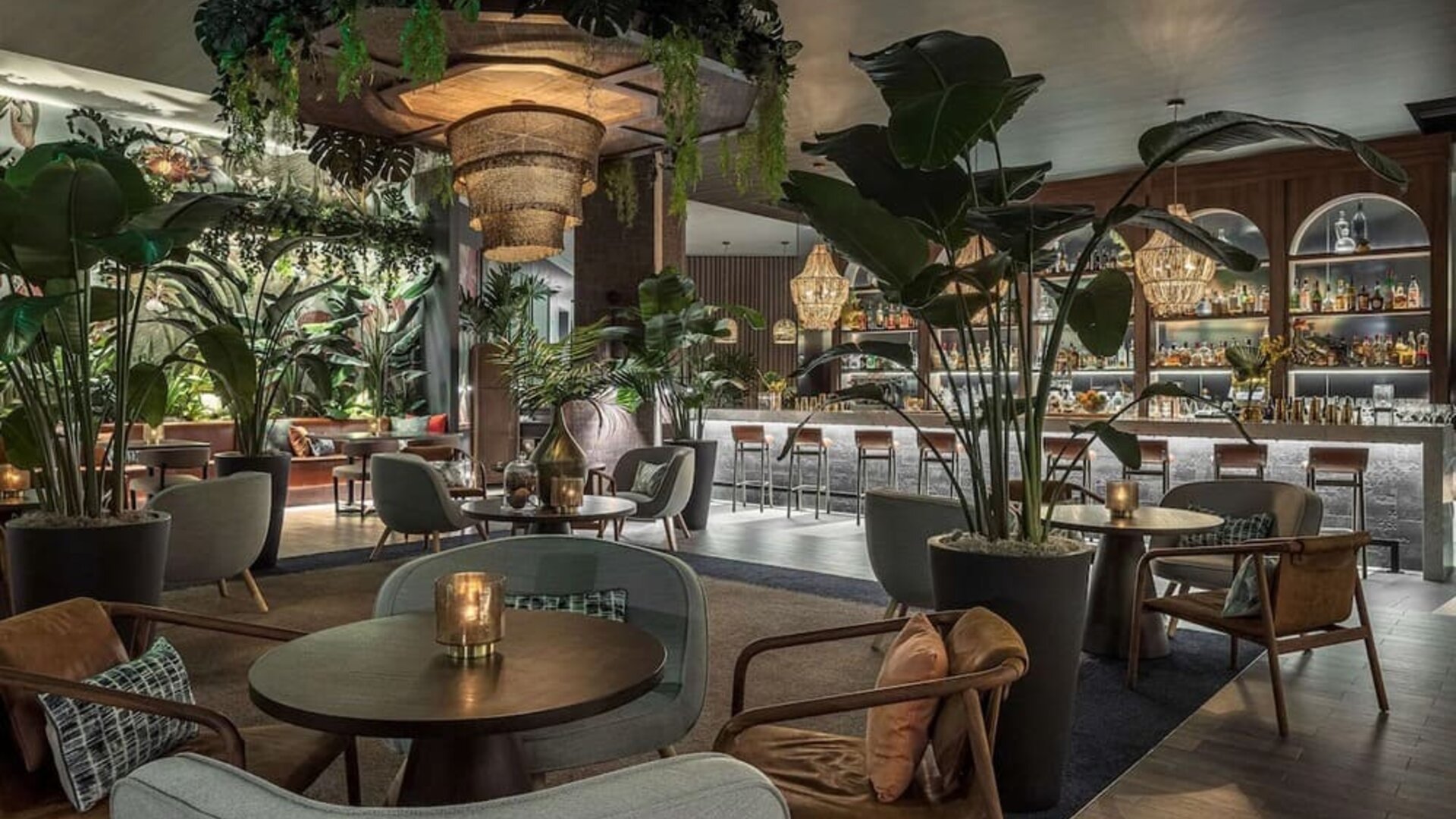 Dining area at THesis Hotel Miami Coral Gables, Curio Collection By Hilton.