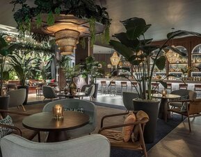 Dining area at THesis Hotel Miami Coral Gables, Curio Collection By Hilton.