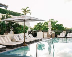 Outdoor pool at THesis Hotel Miami Coral Gables, Curio Collection By Hilton.
