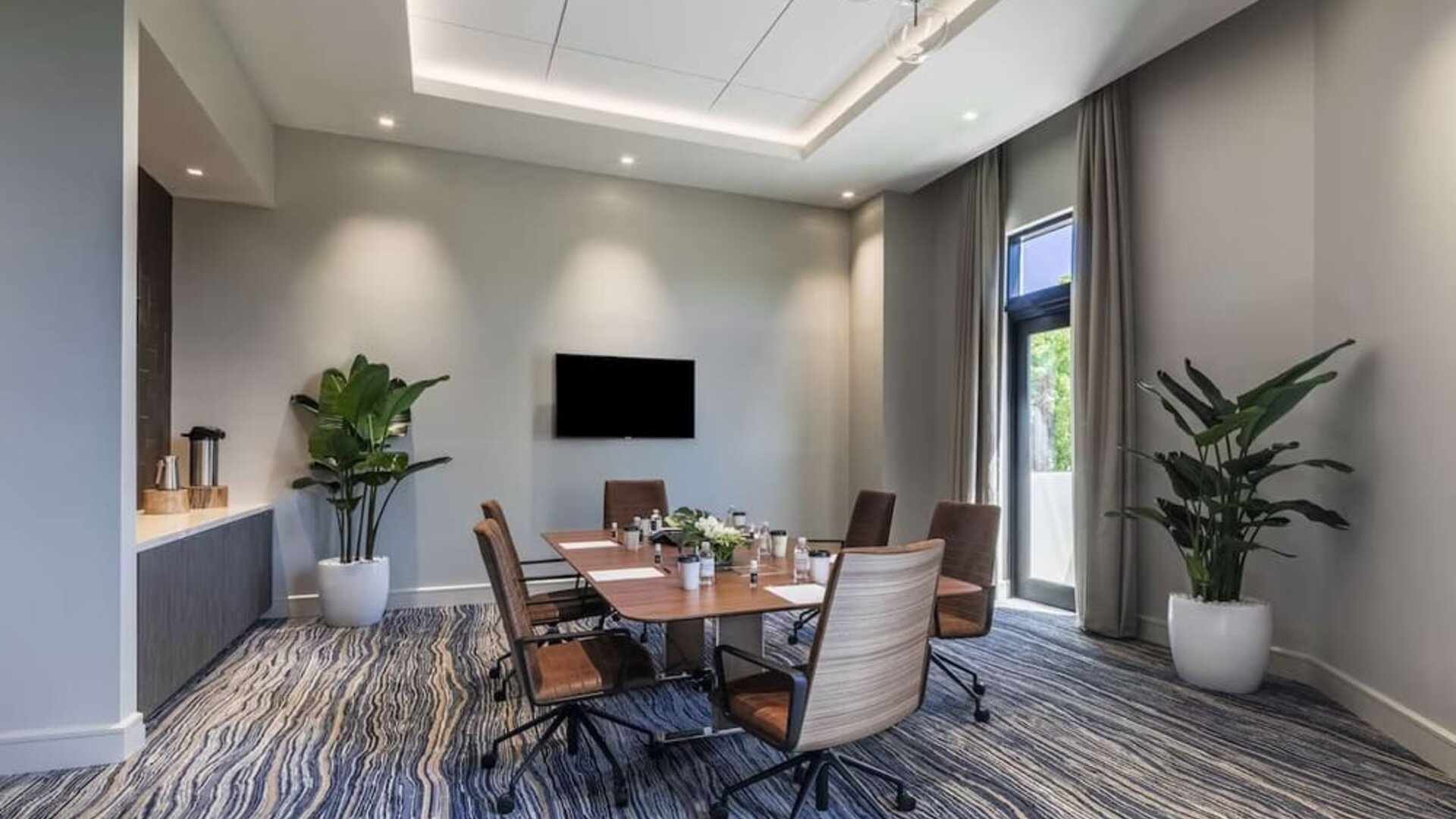 Meeting room at THesis Hotel Miami Coral Gables, Curio Collection By Hilton.