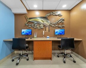 Business center at Rodeway Inn & Suites Fort Lauderdale Airport & Cruise Port.