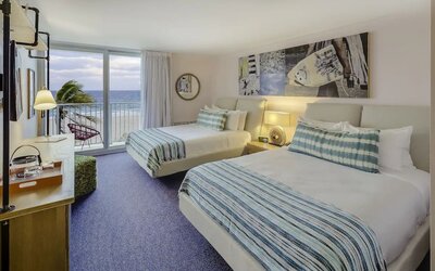 Day room at Plunge Beach Resort.