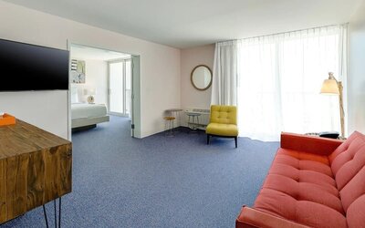 Day room at Plunge Beach Resort.