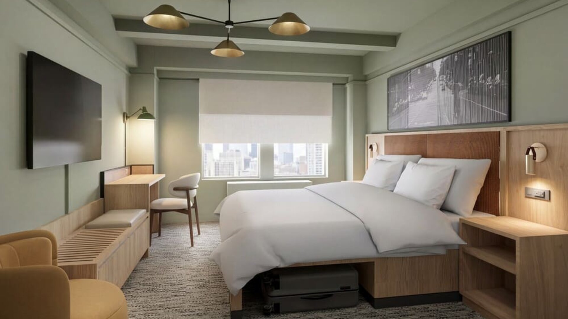 Day room at Row NYC.