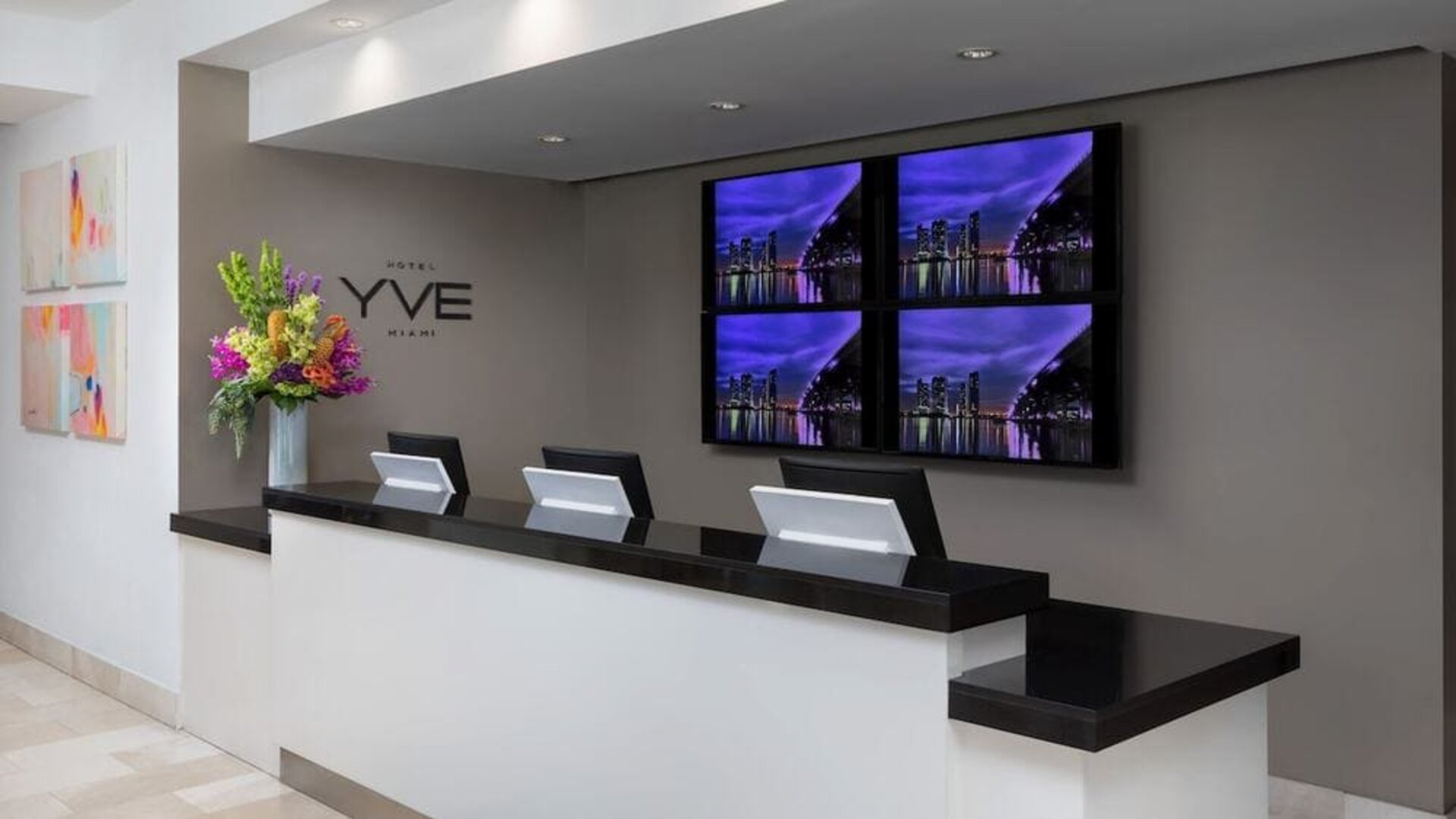 Reception at YVE Hotel Miami.